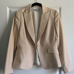 Tahari Cream Pale Blazer